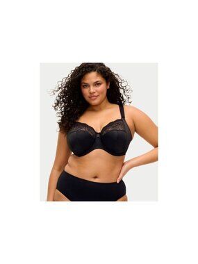 Elomi Morgan Underwire Side Support Bra 34I Black EL4111BLK - Good Condition